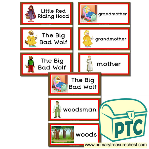 Flashcards- Little Red Riding Hood