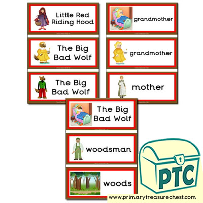 Flashcards- Little Red Riding Hood