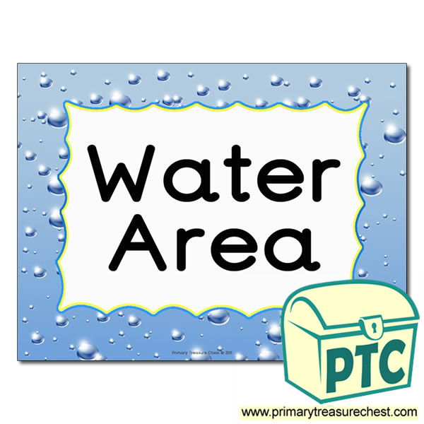 Water area Classroom sign