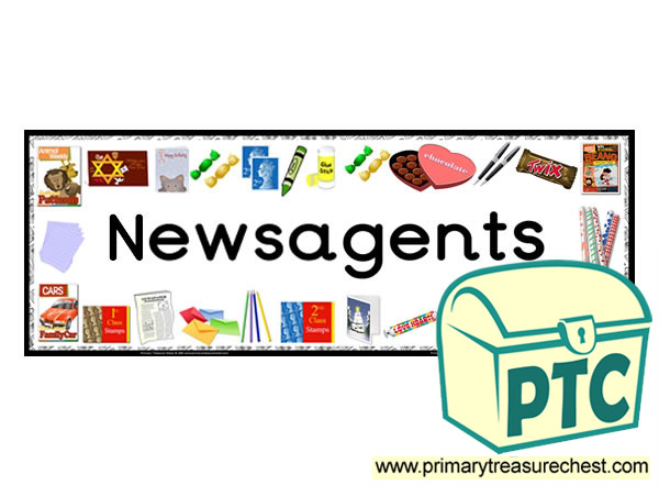 'Newsagents' Display Heading/ Classroom Banner