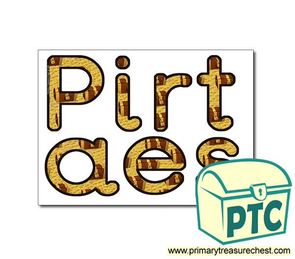 'Pirates' Display Letters