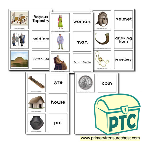 Anglo-Saxon Themed Matching Cards