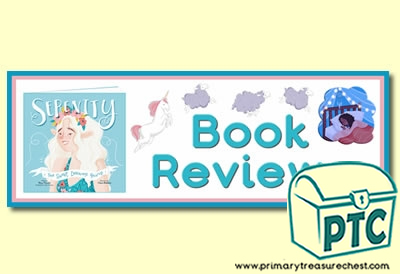 Serenity the Sweet Dreams Fairy 'Book Reviews' Classroom Banner / Display Heading