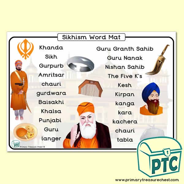 Sikhism Word Mat