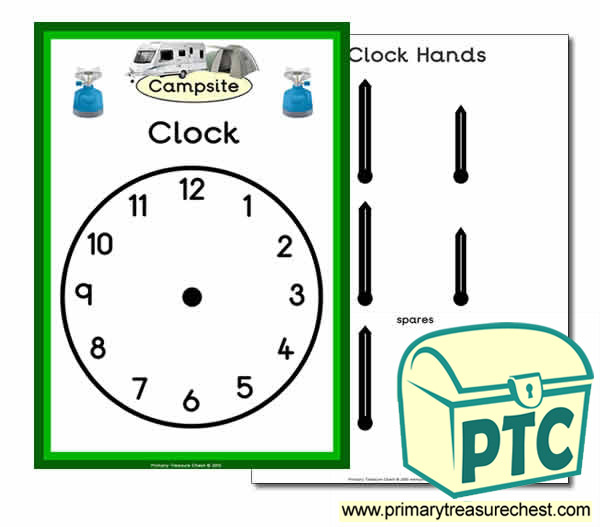 Role Play Campsite Clock