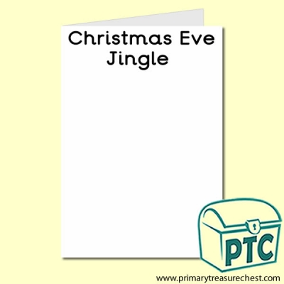 Christmas Eve Jingle Colouring Card A5