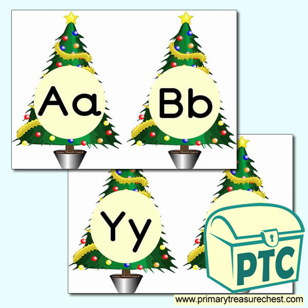 Christmas Tree Alphabet