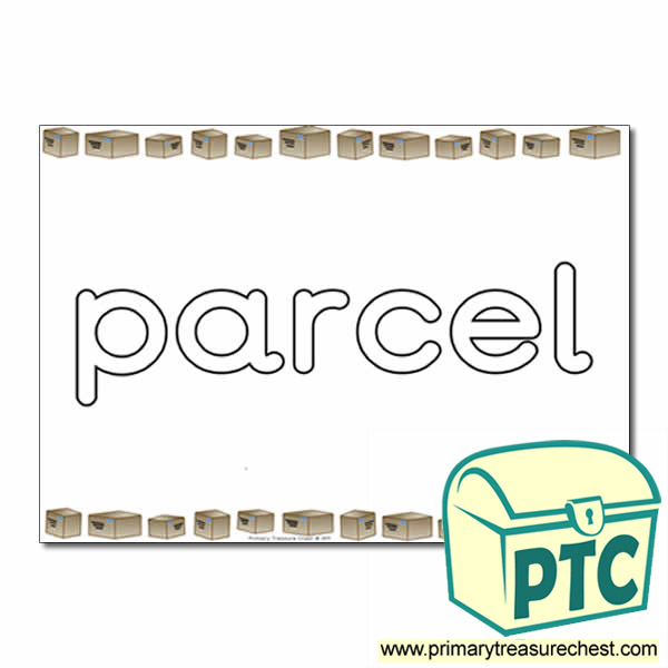  Literacy 'parcel' Playdough Mat 