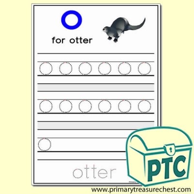 Letter Formation Activity Sheet - Letter 'o'