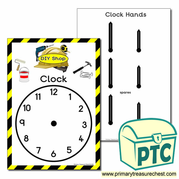 DIY Shop Role Play Clock