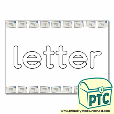  Literacy 'letter' Playdough Mat 