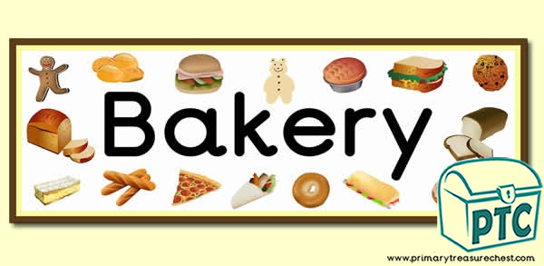 'Bakery' Display Heading/ Classroom Banner