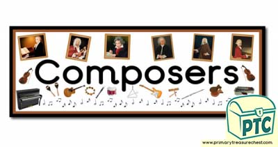 'Composers' Display Heading/ Classroom Banner