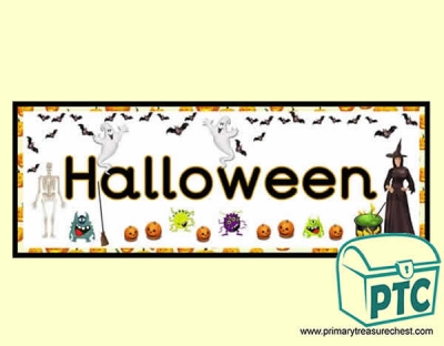 'Halloween' Display Heading/ Classroom Banner