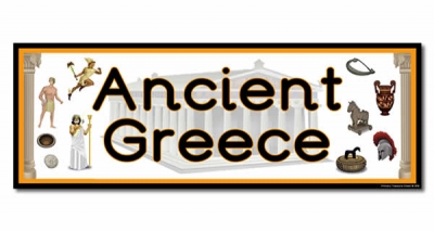 'Ancient Greece'  Display Heading /Classroom Banner 