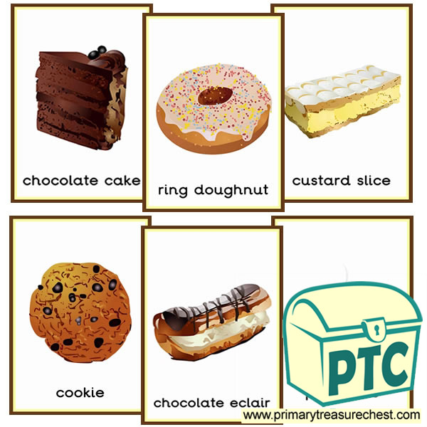 Cakes and Biscuits Posters