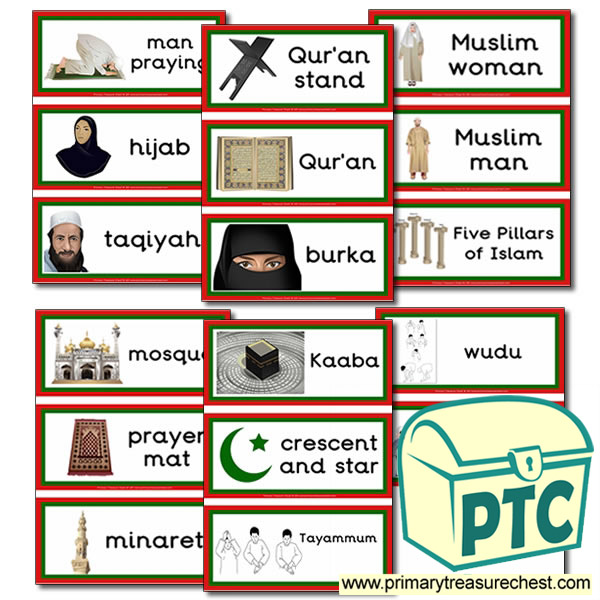 Islam Themed Flashcards