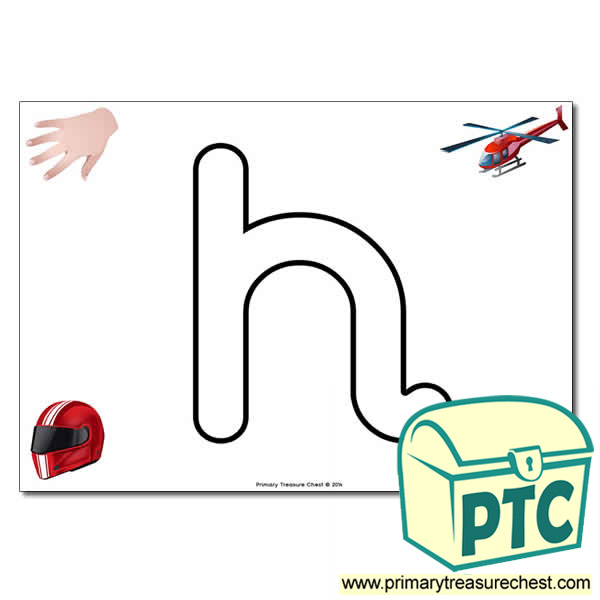 'h' Bubble Letter Formation Activity - Phonics - Letters and Sounds ...