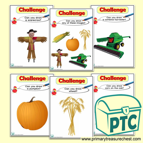 Harvest Themed ICT Challenge Cards