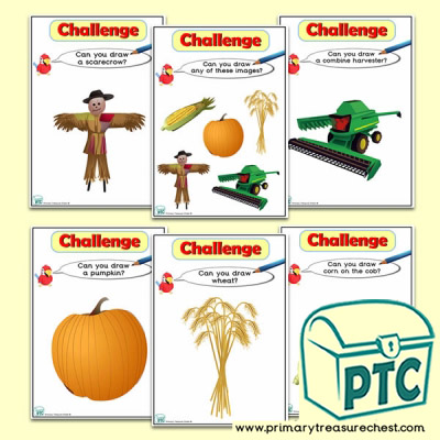 Harvest Themed ICT Challenge Cards