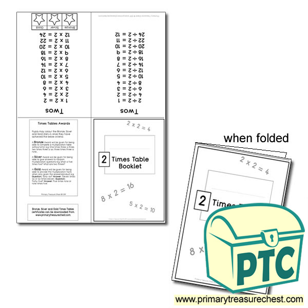 Two Times Table Booklet