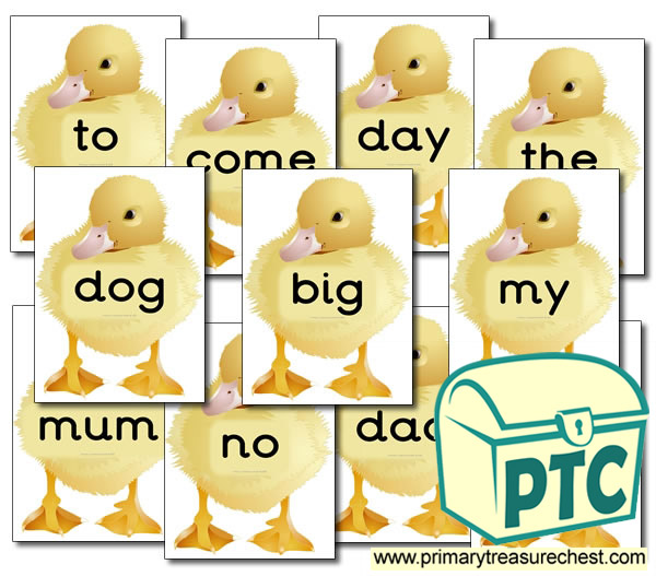 Reception HF Words-Duckling Themed (group 3)