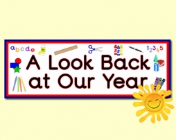 'A Look Back at Our Year' Classroom Banner / Display Heading
