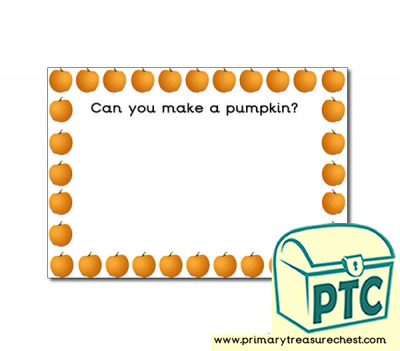 Pumpkin Playdough Mat
