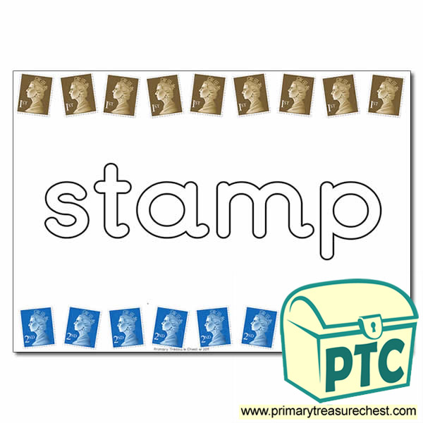  Literacy 'stamp' Playdough Mat 