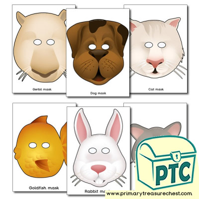Pet Animal Role Play Masks
