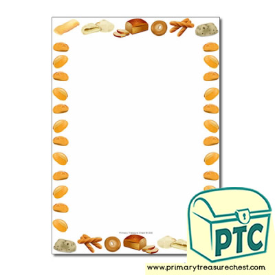 Bread Themed Page Borders/Writing Frames (no lines)