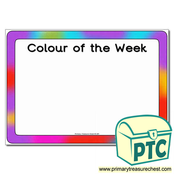 Colour of the Week Poster