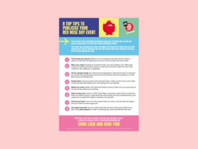 Red Nose Day Publicity Tips