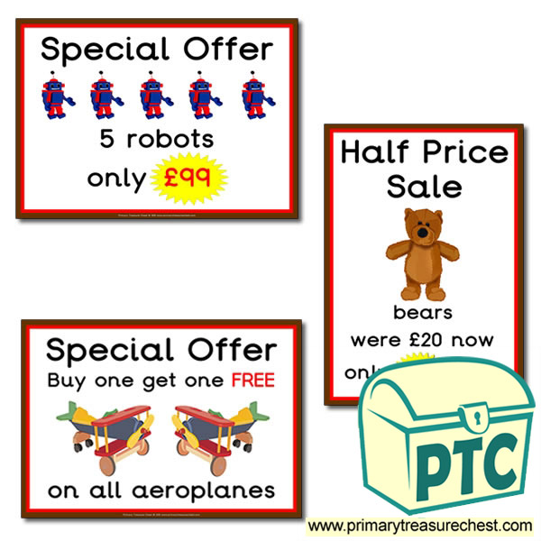 Role Play Toy Shop Special Offers