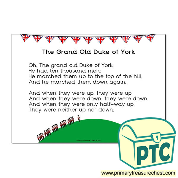 'The Grand Old Duke of York' Song