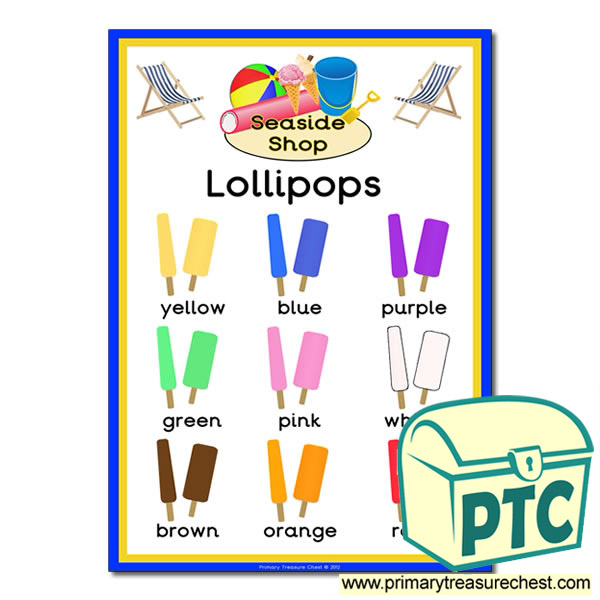 Lollipop Colours Poster