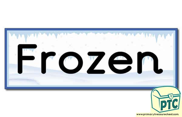 'Frozen' Display Heading/ Classroom Banner
