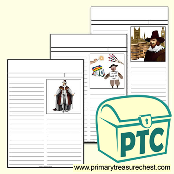 Guy Fawkes/Bonfire Night themed Newspaper Worksheets