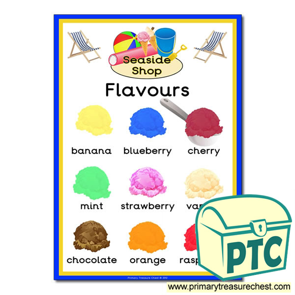 Ice Cream Flavours Poster