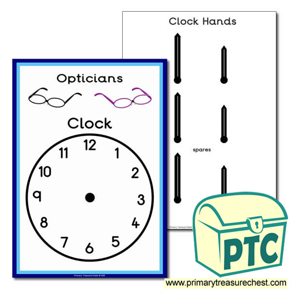 Role Play Opticians Clock