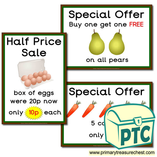 Farm Shop Role Play Special Offers (1-20p)