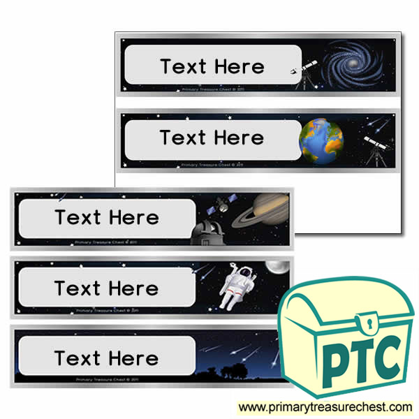 Free Astronomy Themed Pupil Drawer Labels (Large)