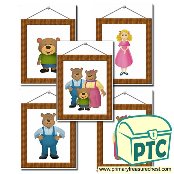 Picture Frames- Goldilocks and The Three Bears