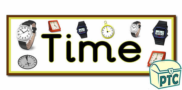 'Time' Display Heading / Classroom Banner