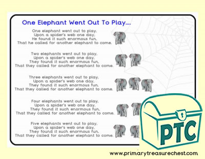  'One Elephant Went Out to Play' Song