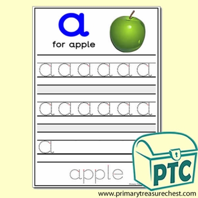 Letter Formation Activity - Letter 'a'