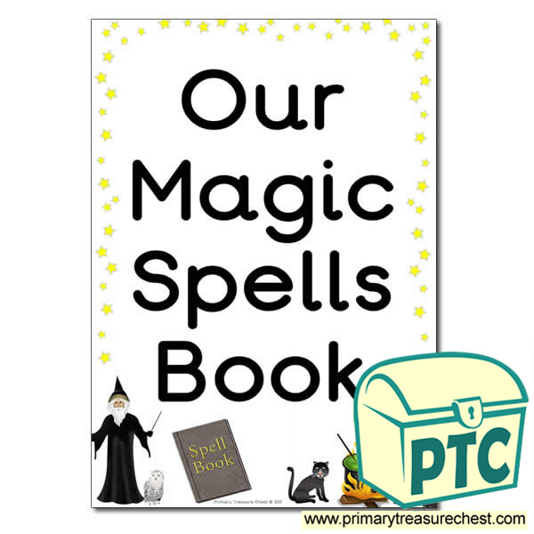 Magic Spell Book Cover