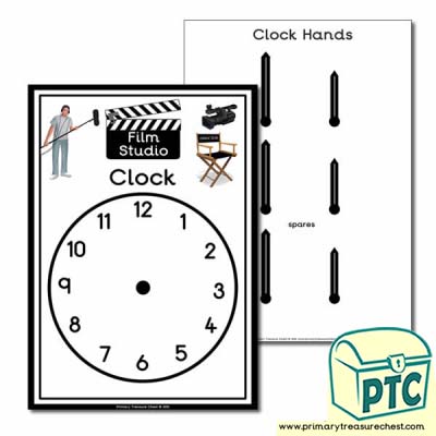 Film Studio Role Play Clock