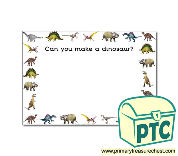 Dinosaur Themed Topic Playdough Mats