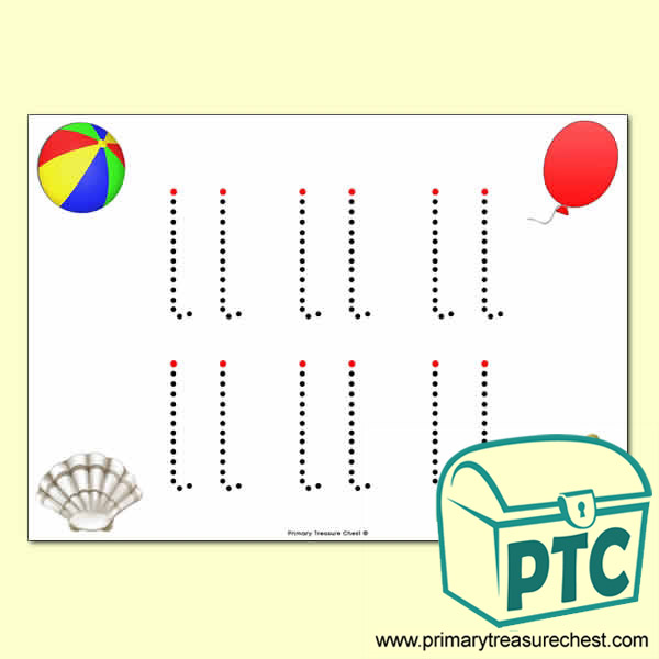 'll' Double Letter Formation Activity - Join the Dots 